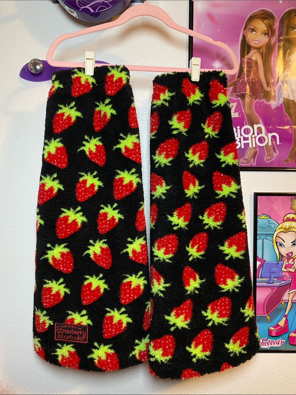 Dolls Kill X Strawberry Shortcake Teddy Leg Warmers